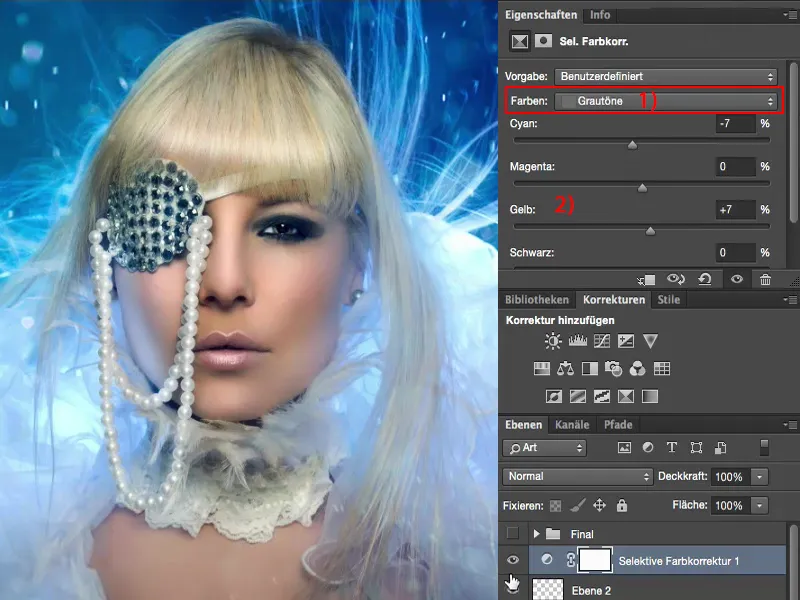 Väljanägemine ja stiilid Photoshopiga - Viimane lihv