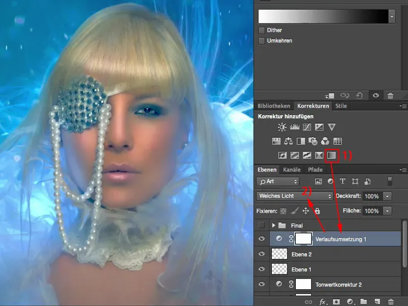 Väljanägemine ja stiilid Photoshopis - lõplik viimistlus