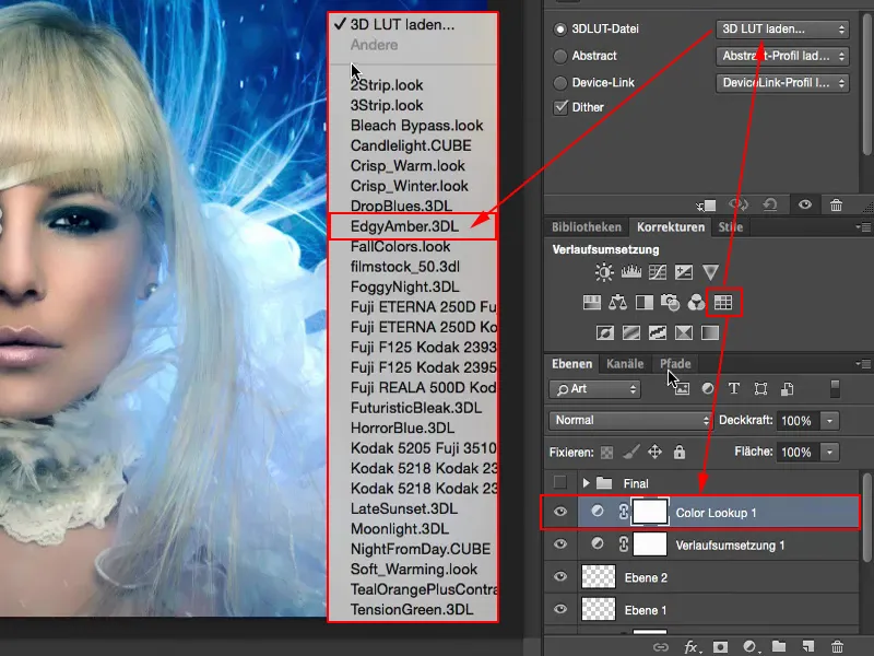 Vaata ja stiilid Photoshopis - viimistletud puudutus