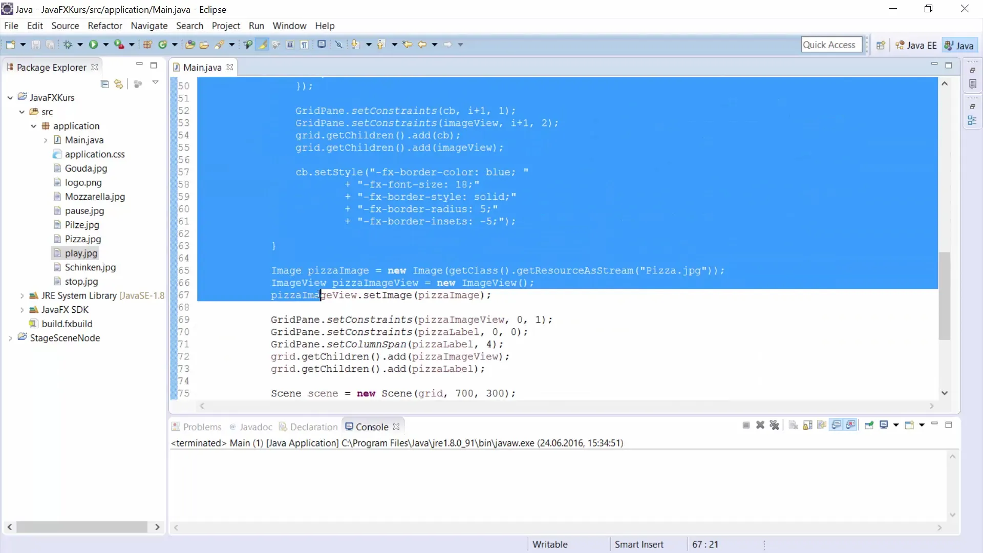 자바FX 선택 상자 - 사용자 인터페이스에 대한 단계별 안내 JavaFX ChoiceBox – 사용자 인터페이스에 대한 단계별 안내