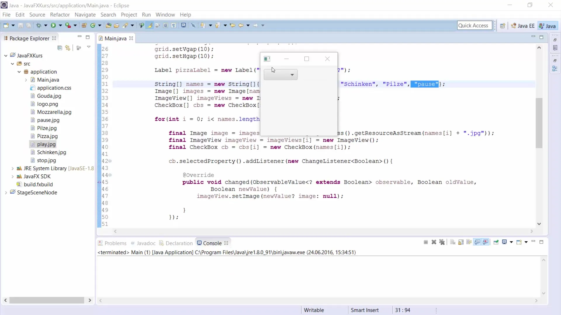 JavaFX ChoiceBox – 사용자 인터페이스에 대한 단계별 가이드 JavaFX ChoiceBox - 사용자 인터페이스에 대한 단계별 안내