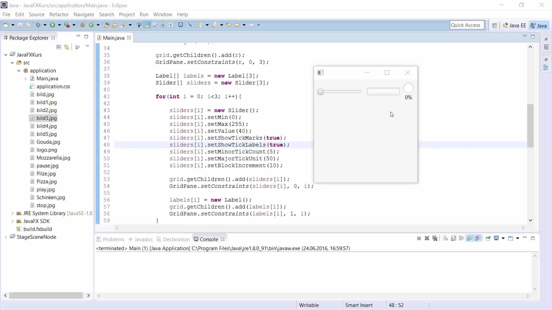 Implementation of ProgressBar and ProgressIndicator in JavaFX Implementation of ProgressBar and ProgressIndicator in JavaFX