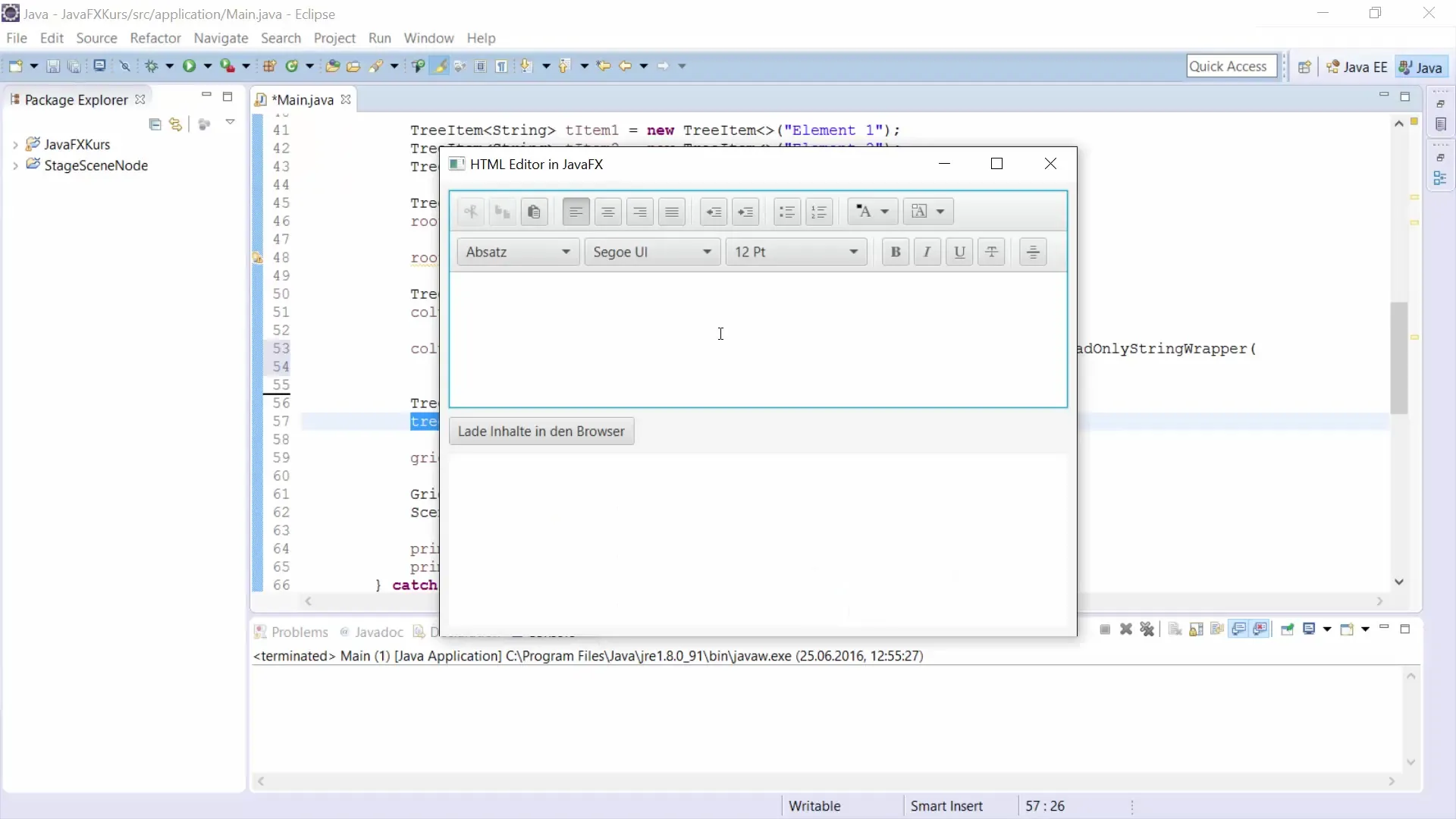 JavaFX에서 HTML 편집기 직접 만들기 JavaFX에서 HTML 편집기 직접 만들기