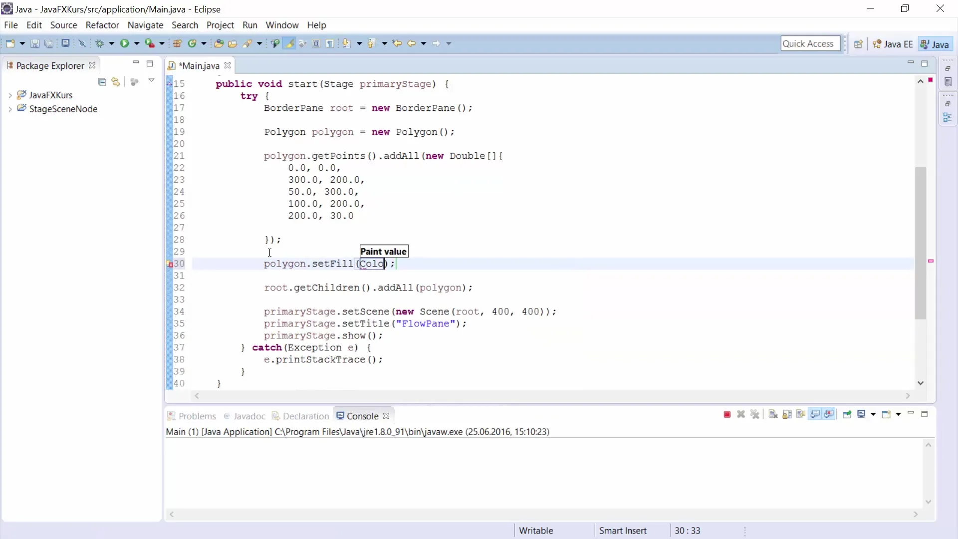 폴리곤 및 폴리라인을 사용한 JavaFX – 효율적인 형태 만들기 폴리곤과 폴리라인을 JavaFX에서 효율적으로 구성하기