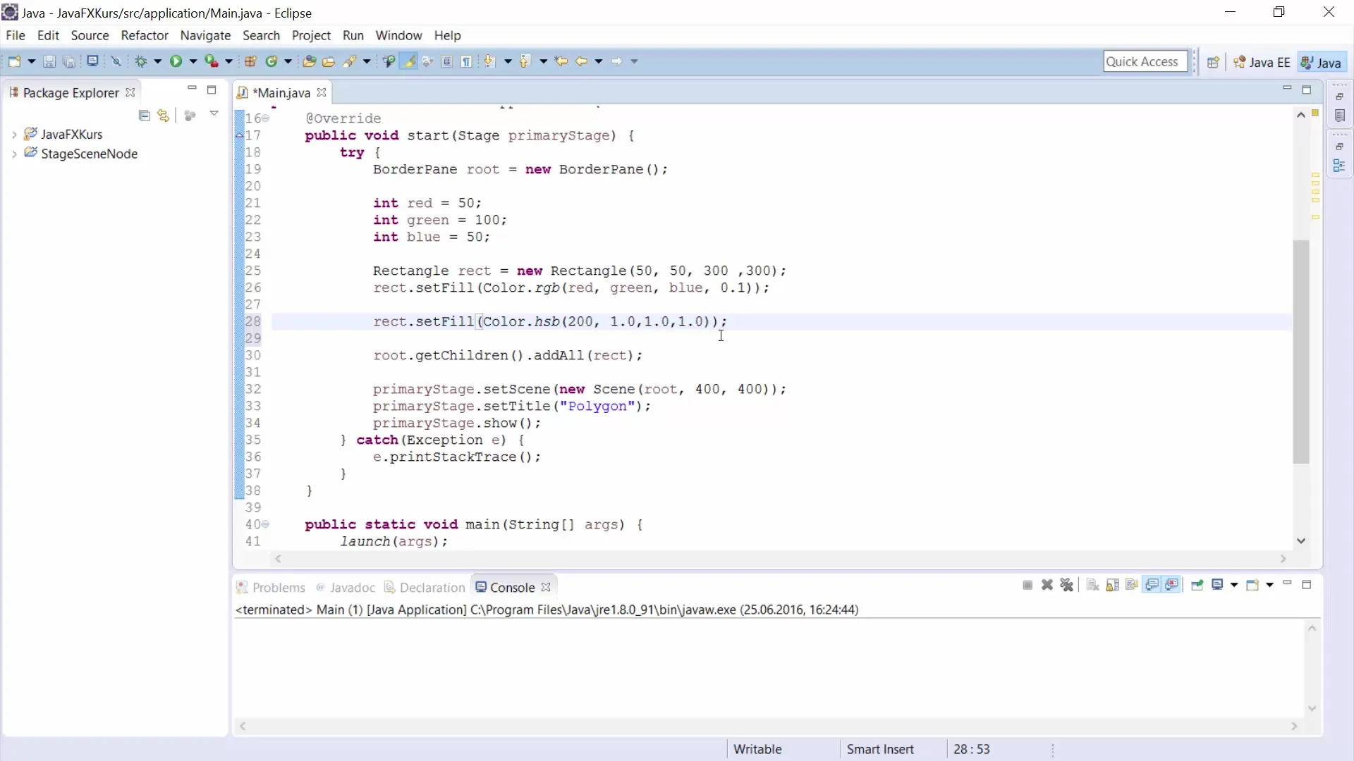JavaFX의 색상 변화를 통한 인상적인 GUI 만들기 JavaFX의 인상적인 GUI를 위한 색상 그라디언트