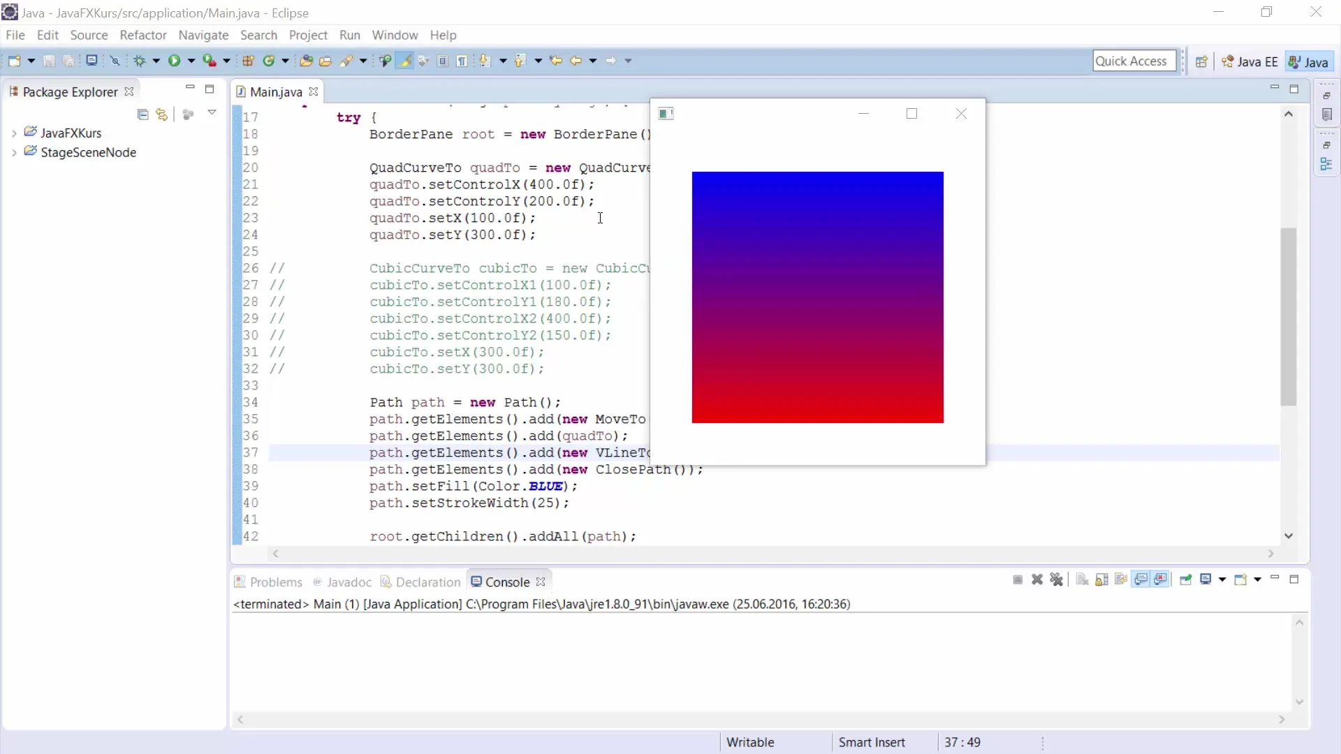 JavaFX의 색상 그라디언트를 통한 인상적인 GUI 만들기 자바FX에서 인상적인 GUI를 위한 색상 그라디언트