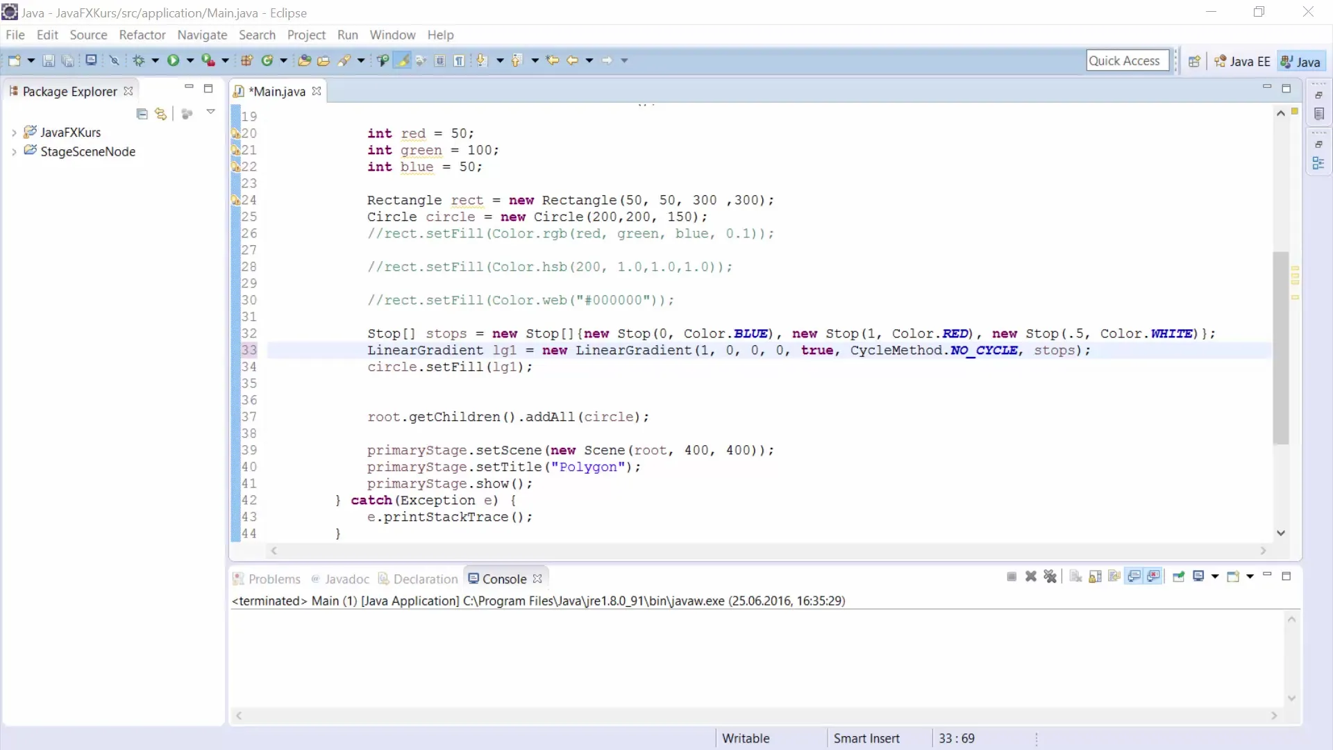 JavaFX의 색상 그라디언트로 인상적인 GUI 만들기 JavaFX의 색상 그라디언트를 이용한 인상적인 GUI 만들기