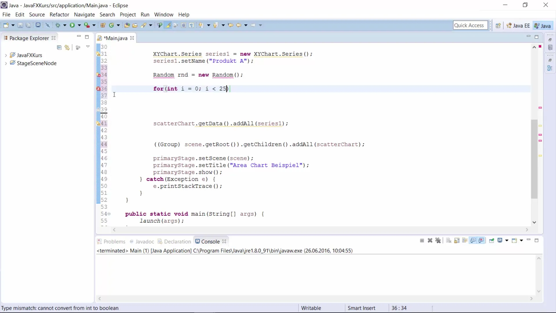 JavaFX에서 스캐터 차트 만들기: 단계별 안내 JavaFX에서 스캐터 차트 만들기: 단계별 안내