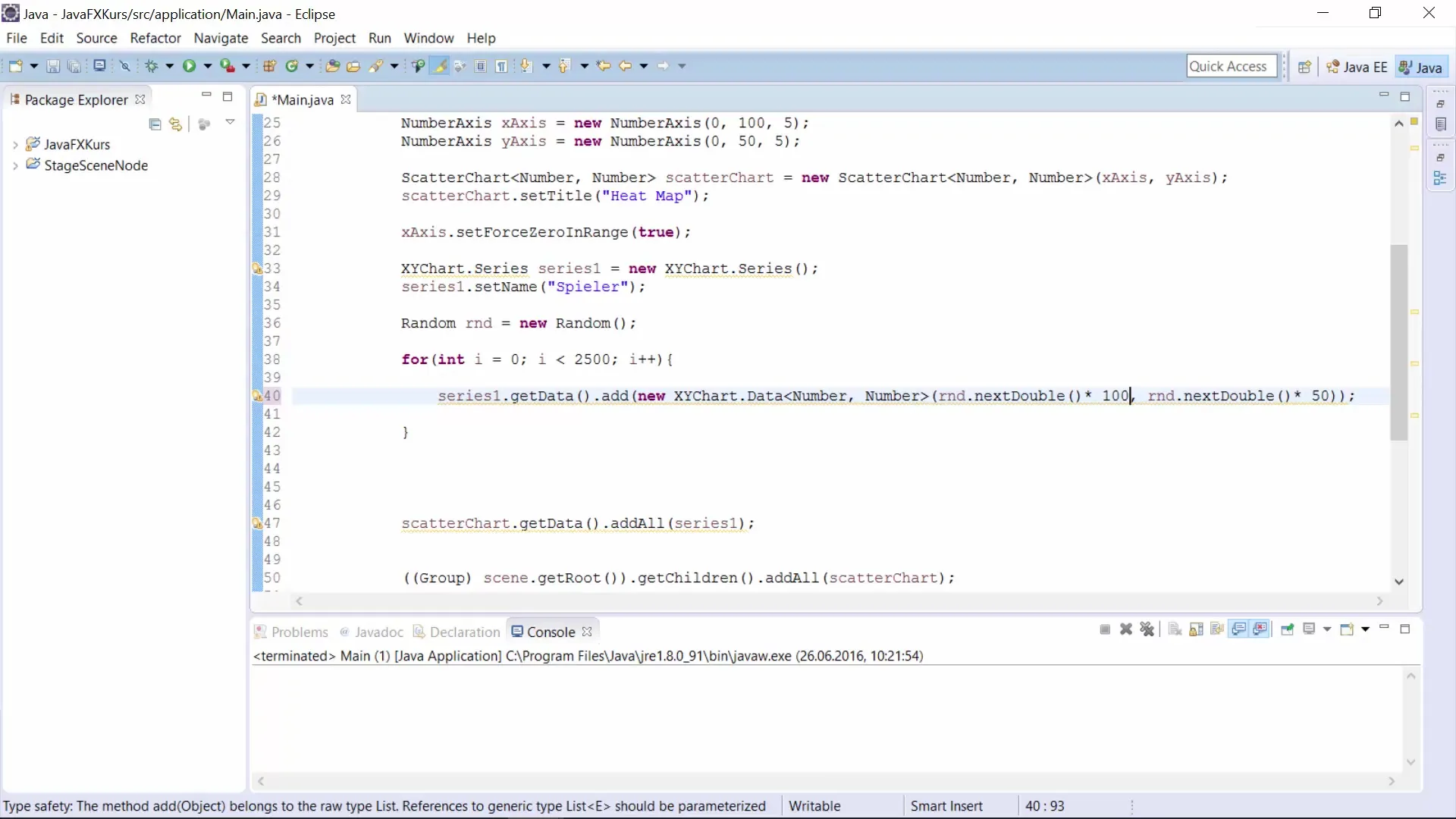 JavaFX에서 산점도 차트 만들기: 단계별 가이드 JavaFX에서 산포도 차트 만들기: 단계별 안내