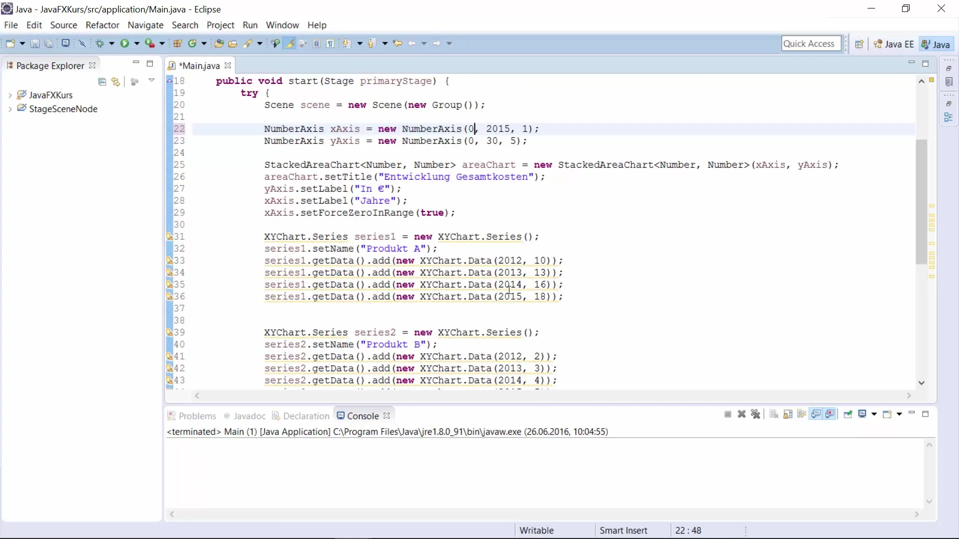 JavaFX에서 산점도 차트 만들기: 단계별 안내 JavaFX에서 산포도 차트 만들기: 단계별 안내