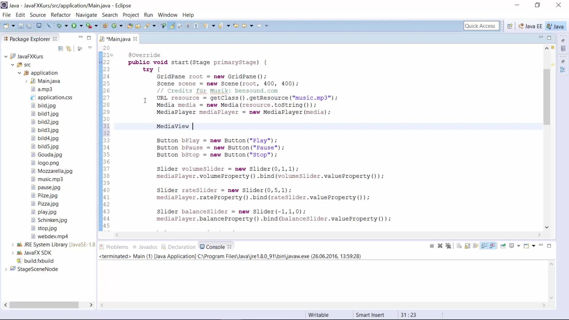 JavaFX의 VideoPlayer - 간단하게 구현하기 JavaFX의 VideoPlayer – 쉽게 구현하기