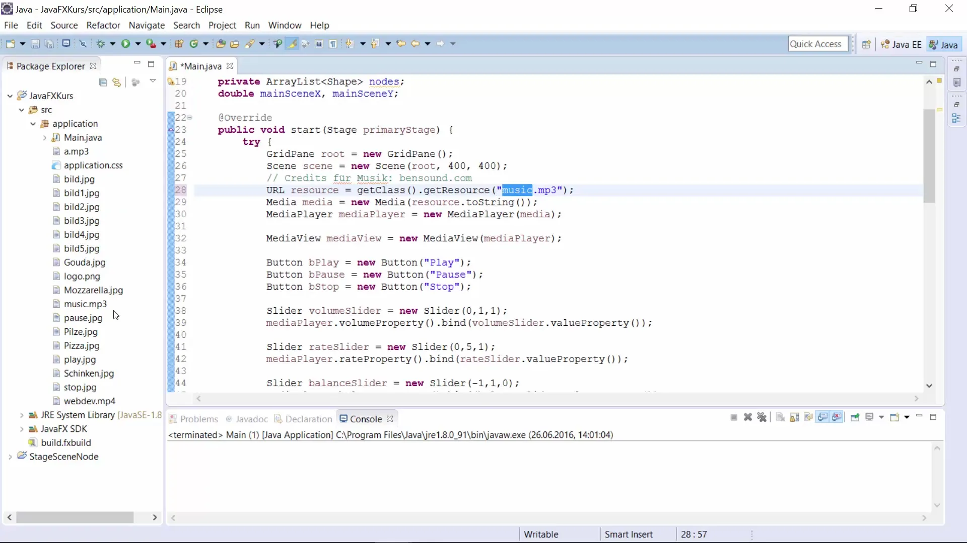 JavaFX의 비디오 플레이어 – 간단하게 구현하기 자바FX의 비디오 플레이어 – 간단히 구현하기