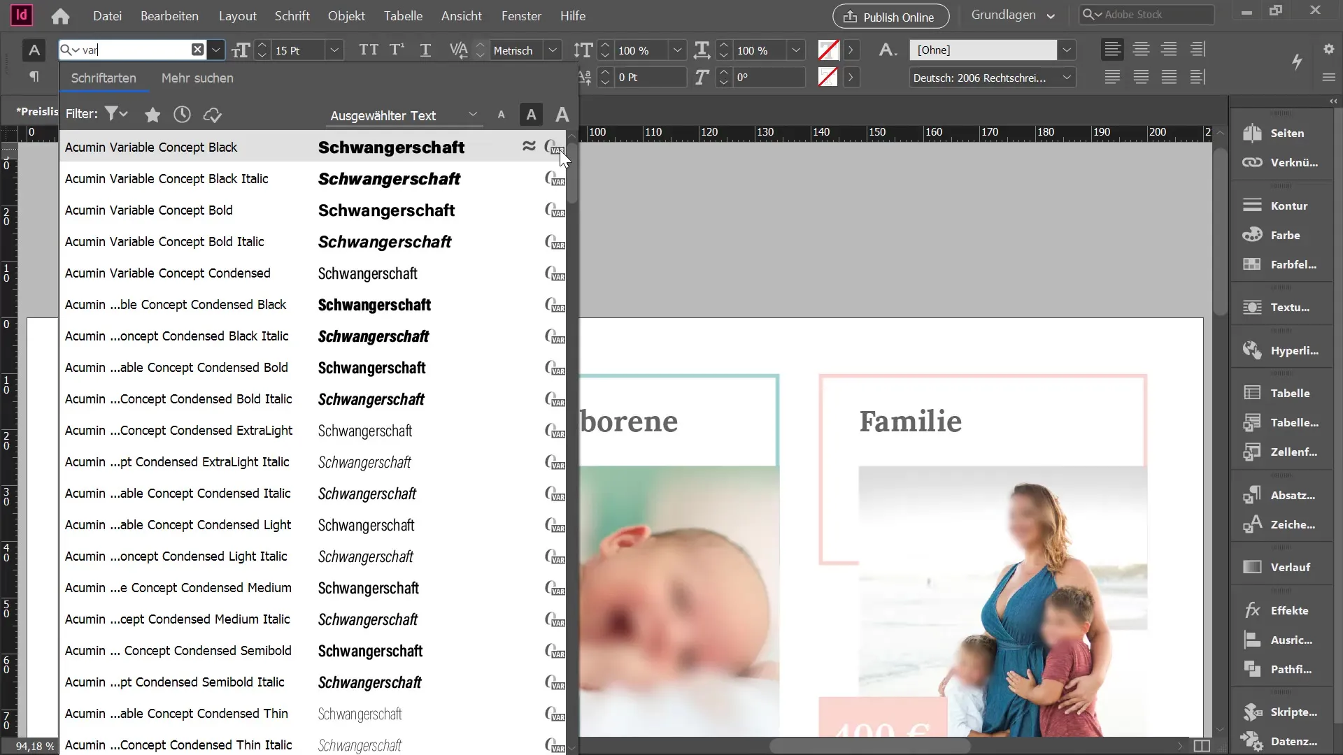 Entdecke die neuen Funktionen von InDesign CC 15.0 Entdecke die neuen Funktionen von InDesign CC 15.0