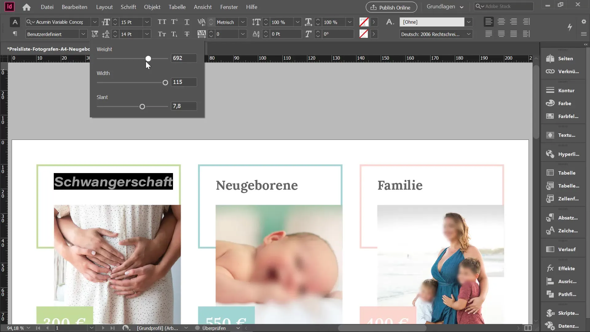 Entdecke die neuen Funktionen von InDesign CC 15.0 Entdecke die neuen Funktionen von InDesign CC 15.0