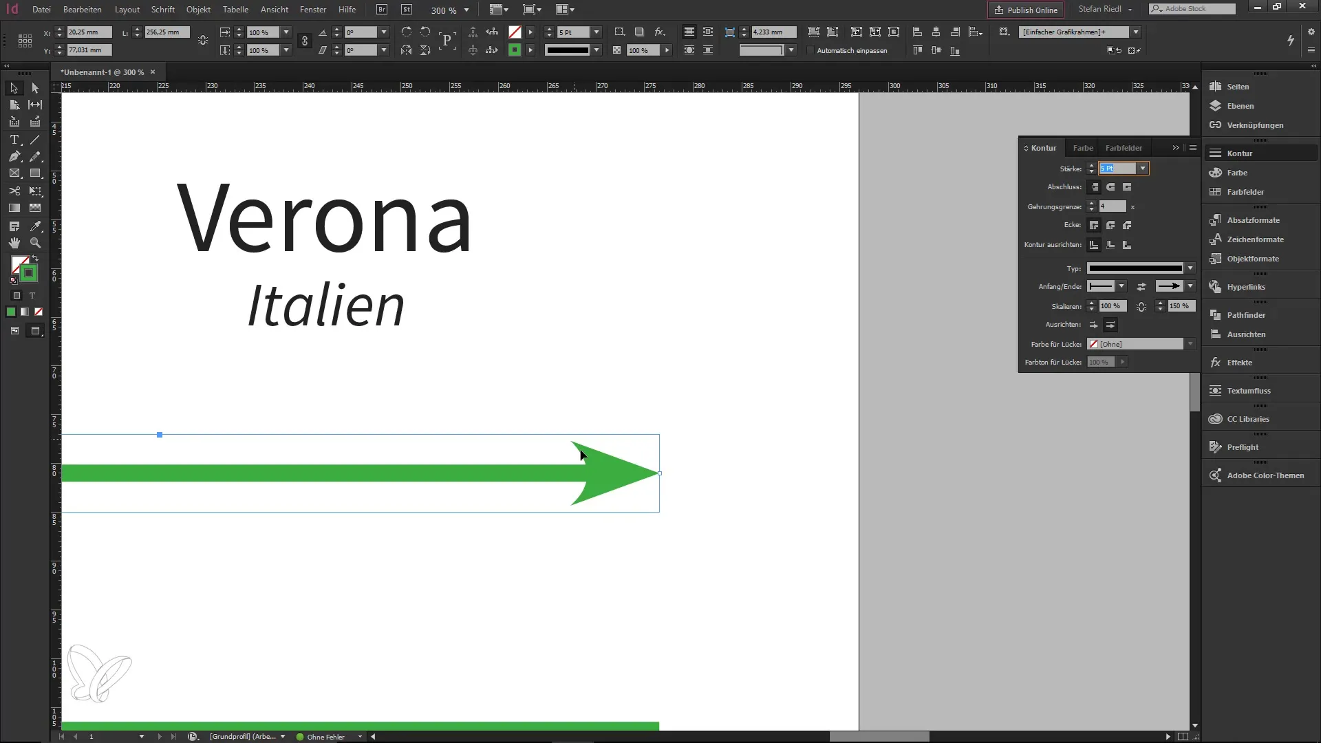 InDesign CC 2017'de Esnek Çalışma ile Ok Uçları InDesign CC 2017'de Esnek Çalışma ile Ok Uçları