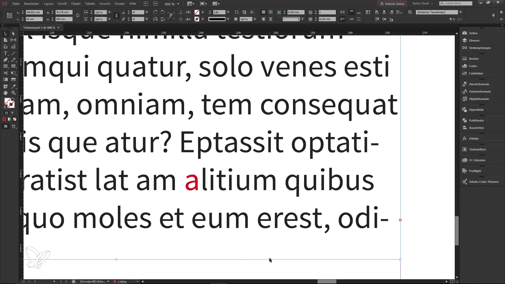 OpenType-Schriften einfach nutzen in InDesign CC 2017 OpenType-Schriften einfach nutzen in InDesign CC 2017