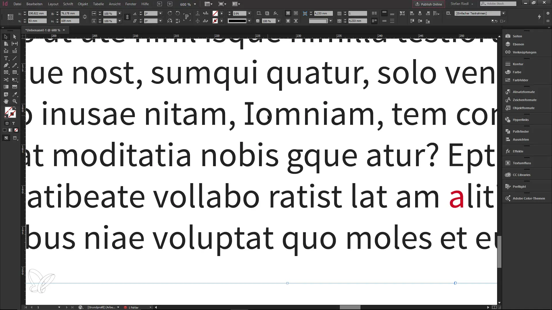 OpenType-Schriften einfach nutzen in InDesign CC 2017 OpenType-Schriften einfach nutzen in InDesign CC 2017
