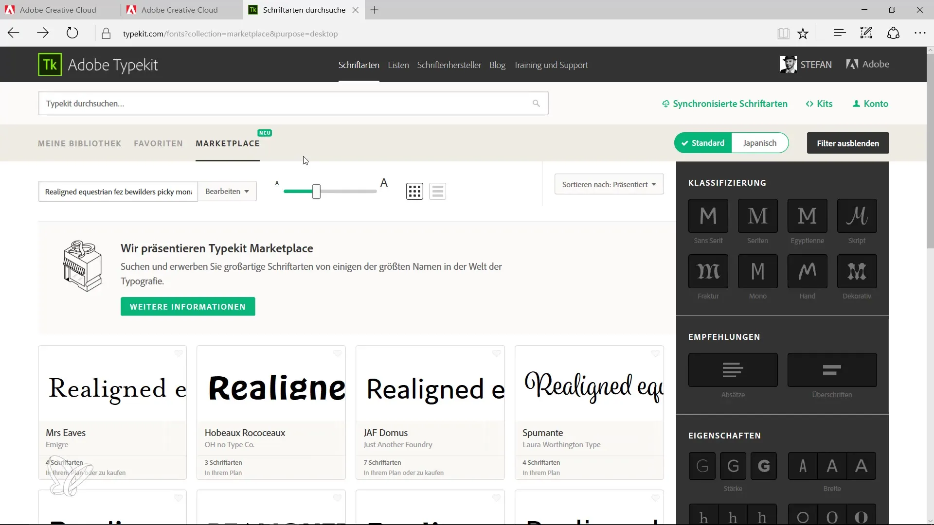 InDesign CC 2017 – So nutzt du den Typekit Marketplace effizient InDesign CC 2017 – So nutzt du den Typekit Marketplace effizient