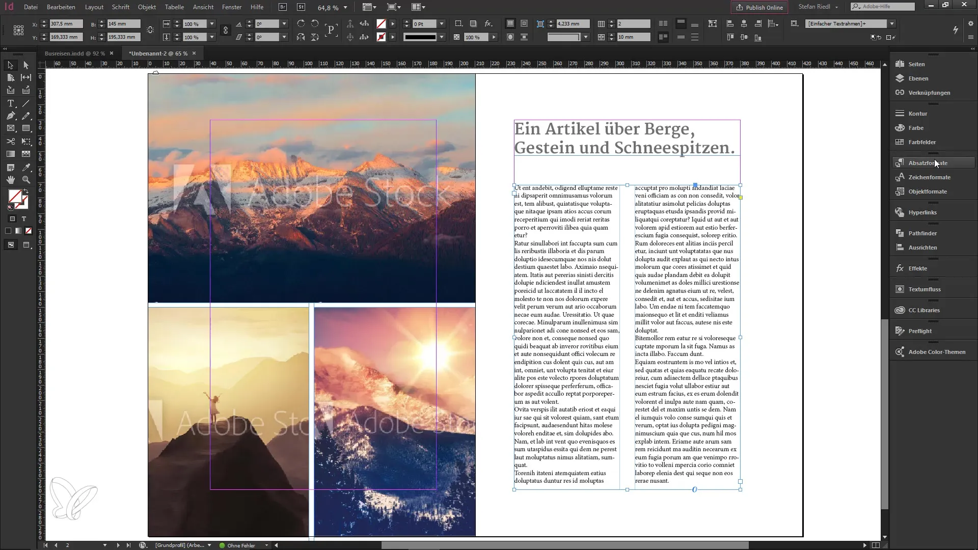 Fußnoten einfach erstellen und anpassen in InDesign