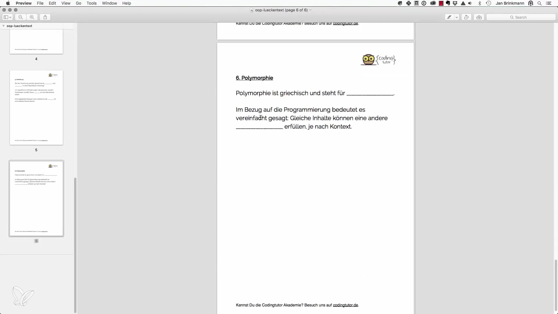 Effectief leren van objectgeoriënteerd programmeren - invuloefening gebruiken Effectief leren van objectgeoriënteerd programmeren - invultekst gebruiken