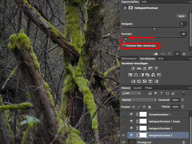 Väljanägemine ja stiilid Photoshopiga - Kontrast