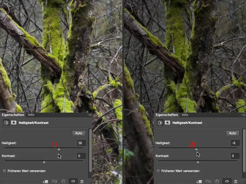Välimus ja stiilid Photoshopis - Kontrast