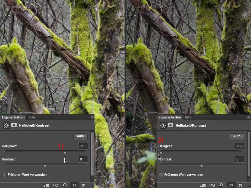 Välimus ja stiilid Photoshopis - kontrast
