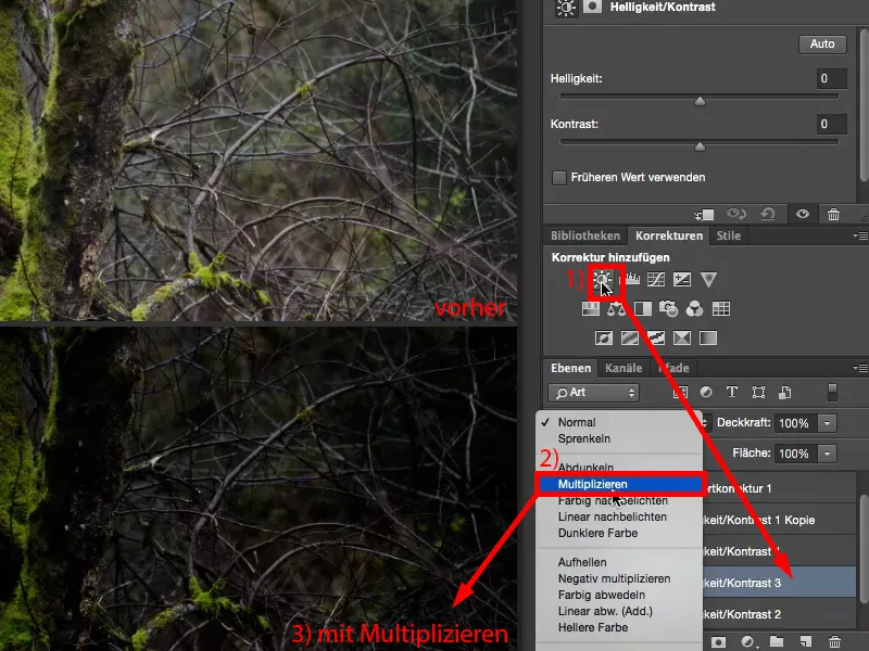 Välimus ja stiilid Photoshopis - Kontrast