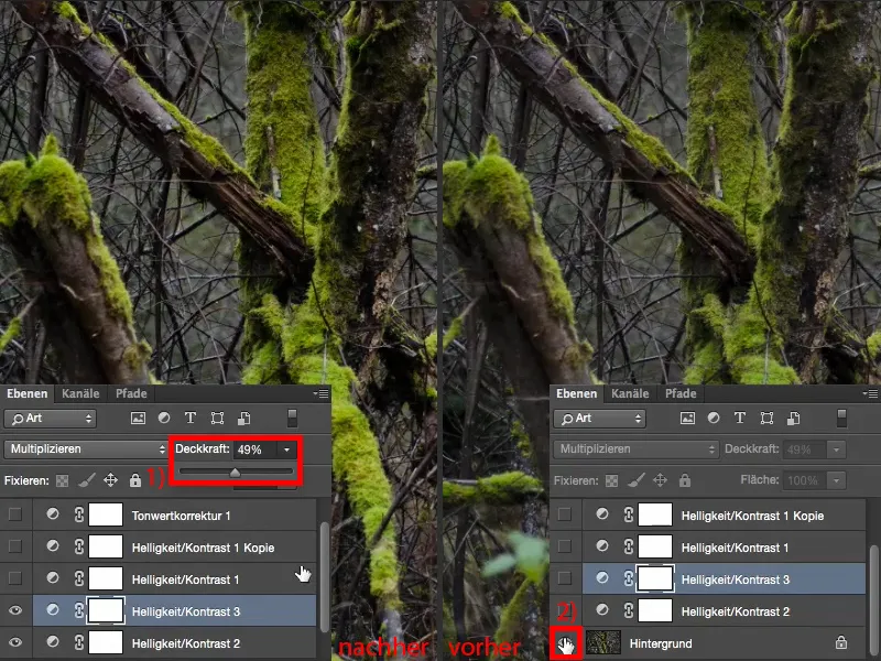 Välimus ja stiilid Photoshopiga - Kontrast