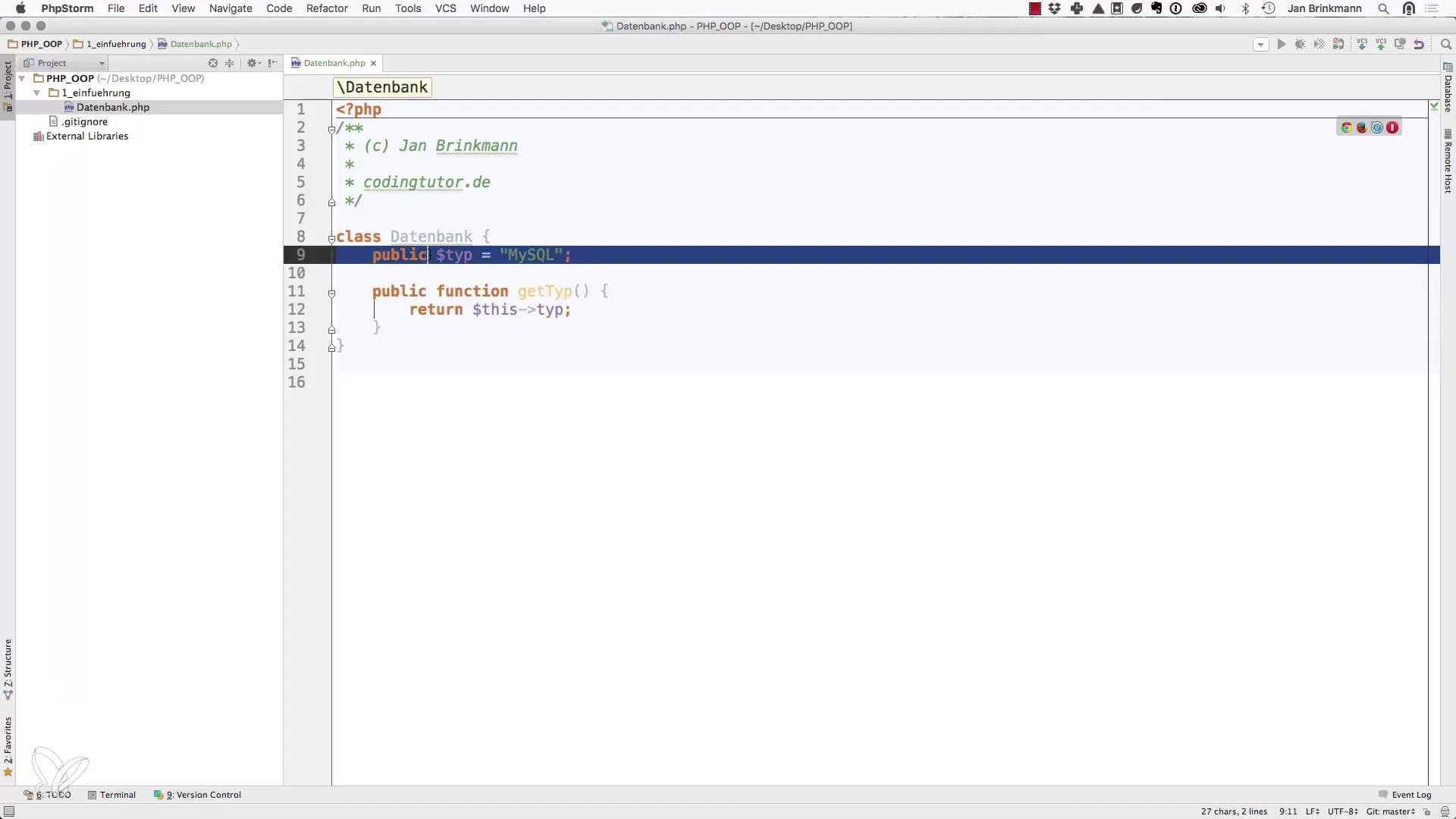 Ingang in klassen en objectgeoriënteerd programmeren in PHP Inleiding tot klassen en objectgeoriënteerd programmeren in PHP