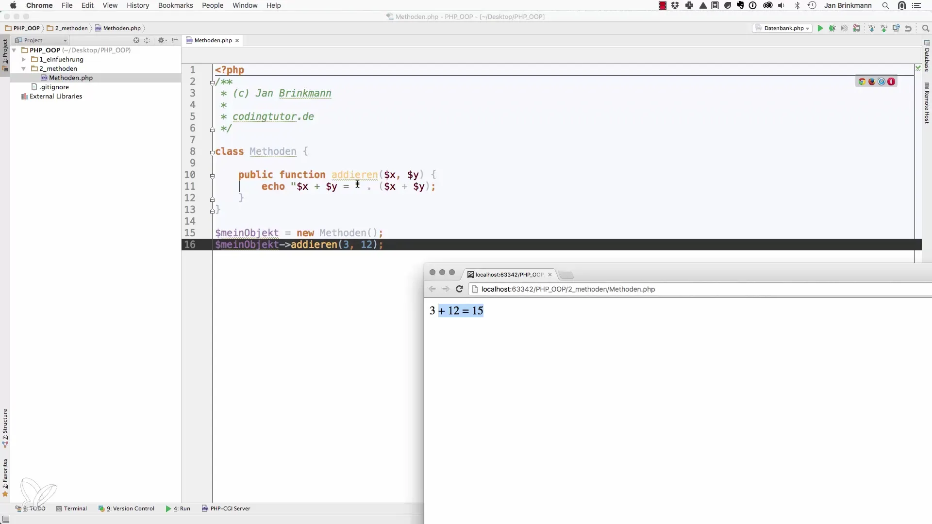 Parameters in PHP-methoden voor dynamische programmering Parameter in PHP-methoden voor dynamische programmering