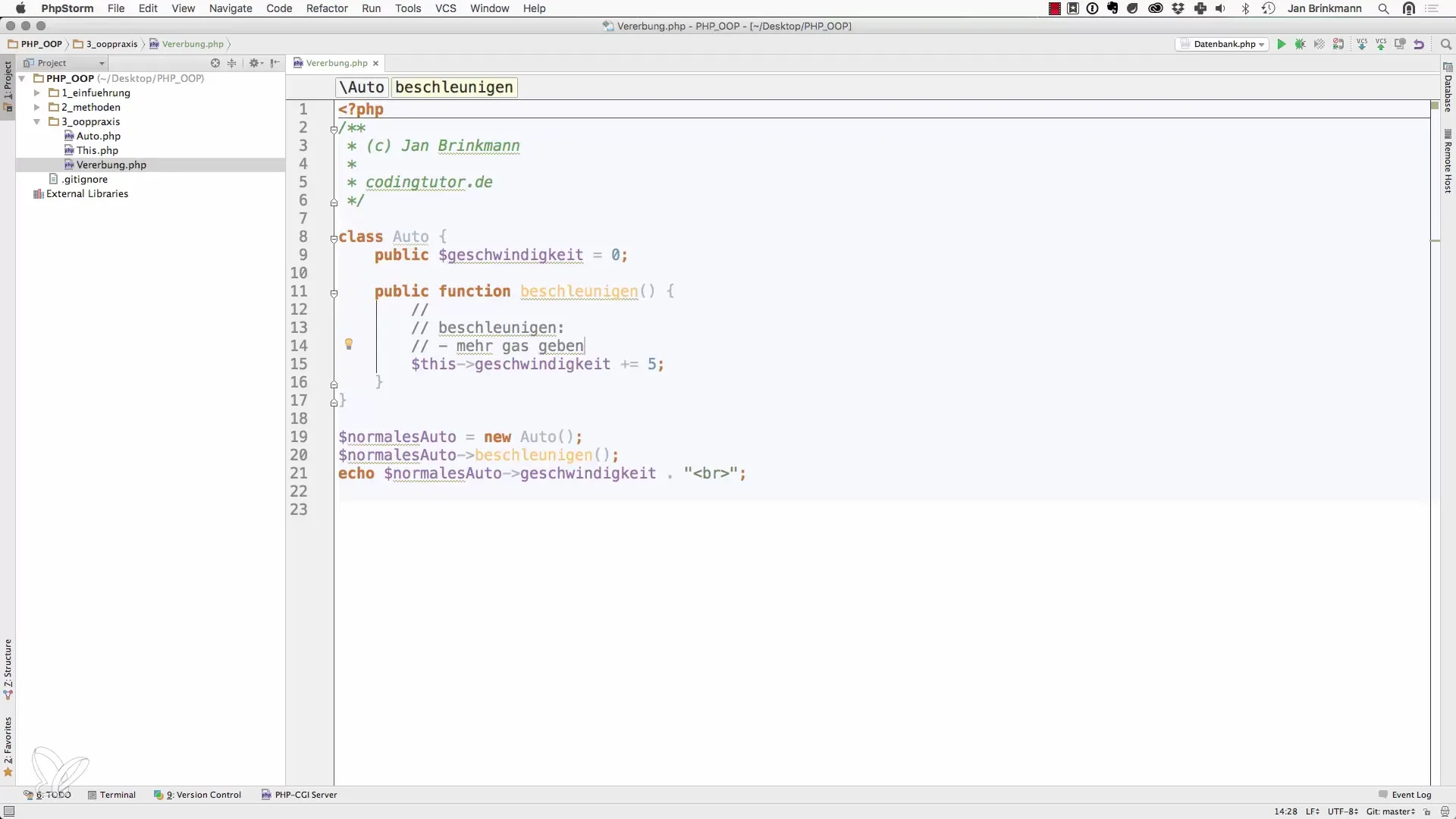 Erfenis in PHP - Effectief gebruiken Overerving in PHP - Effectief gebruiken