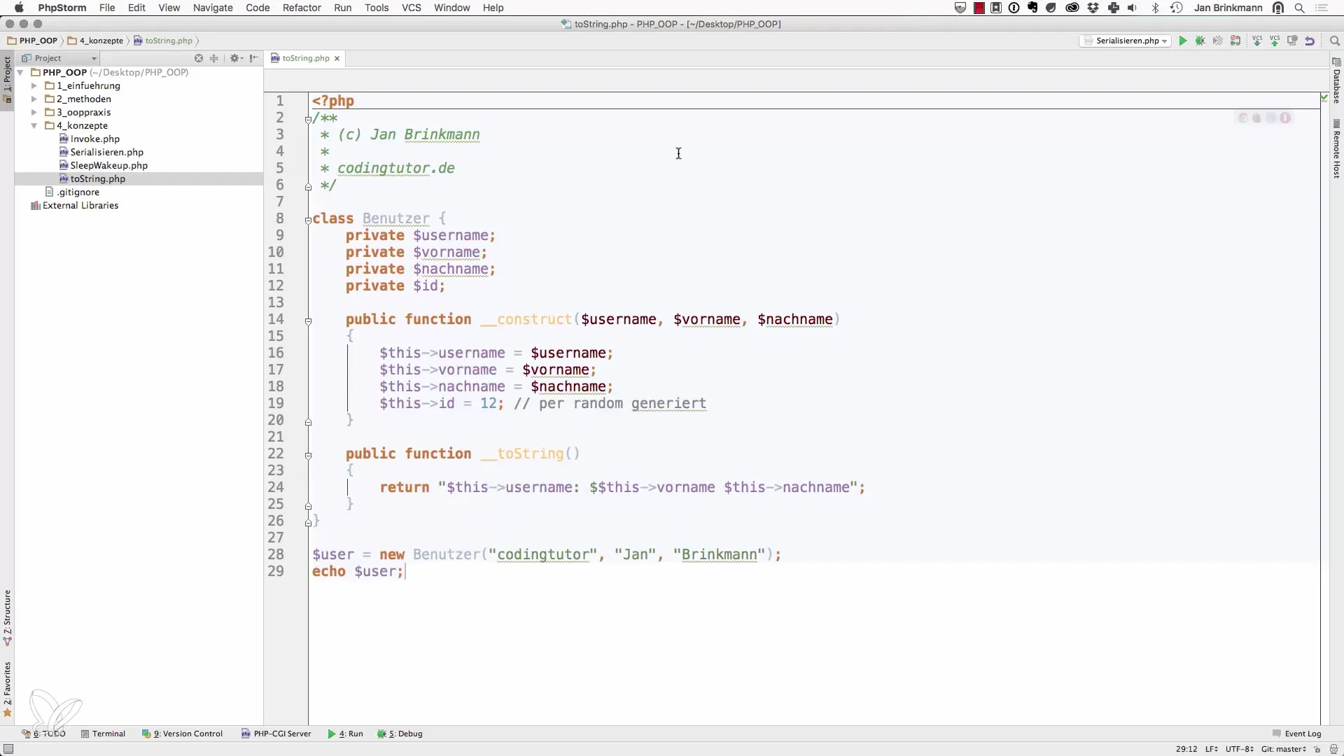 Objectgeoriënteerd PHP-programmeren: De kracht van __toString Objectgeoriënteerde PHP-programmering: De kracht van __toString