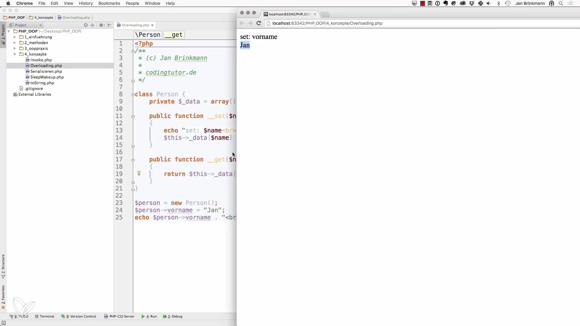 Magische PHP-methoden: Overloading met get, set en Co Magische PHP-methoden: Overloading met get, set en Co