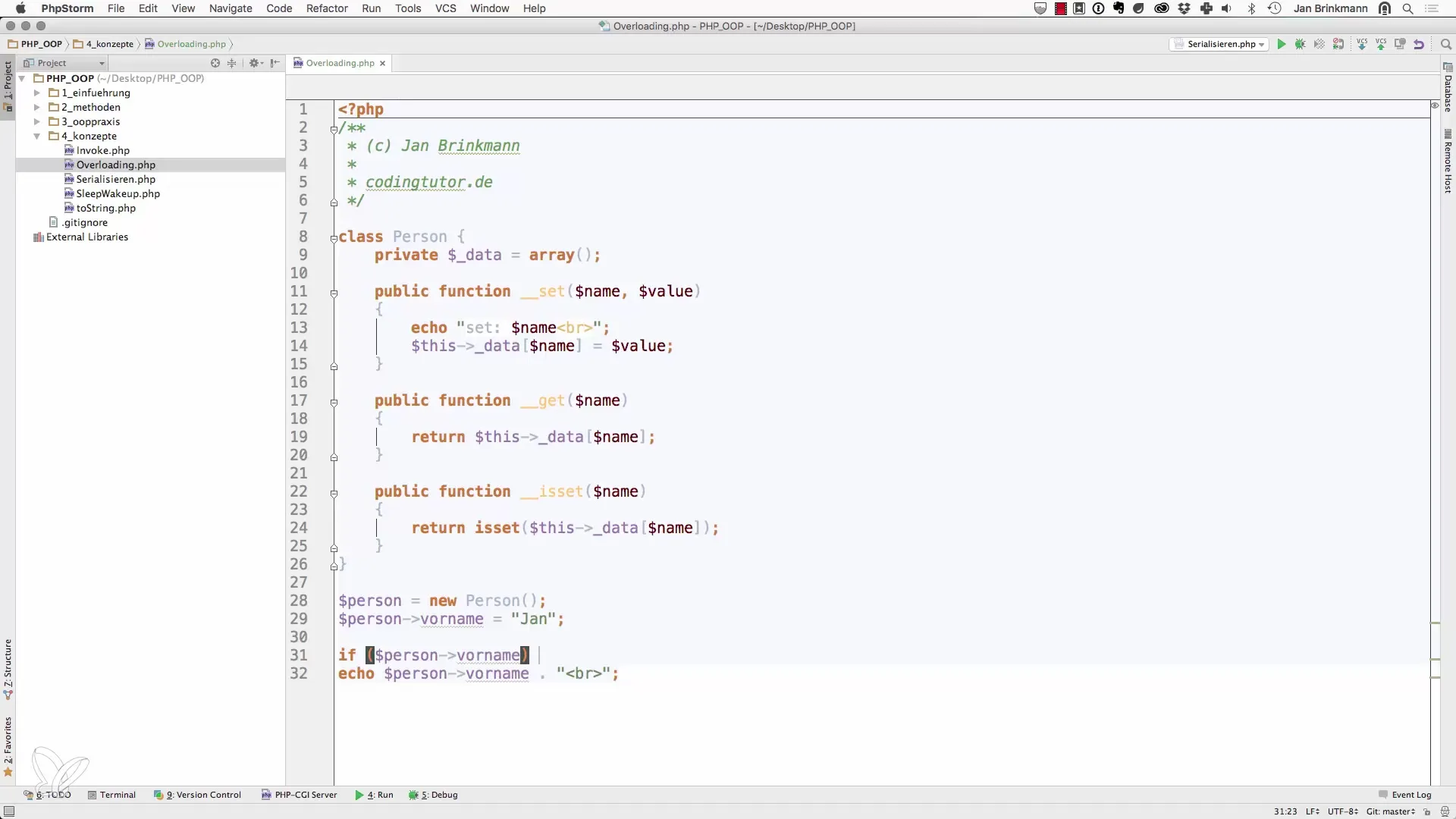 Magische PHP-methoden: Overloading met get, set en Co Magische PHP-methoden: Overloading met get, set en Co