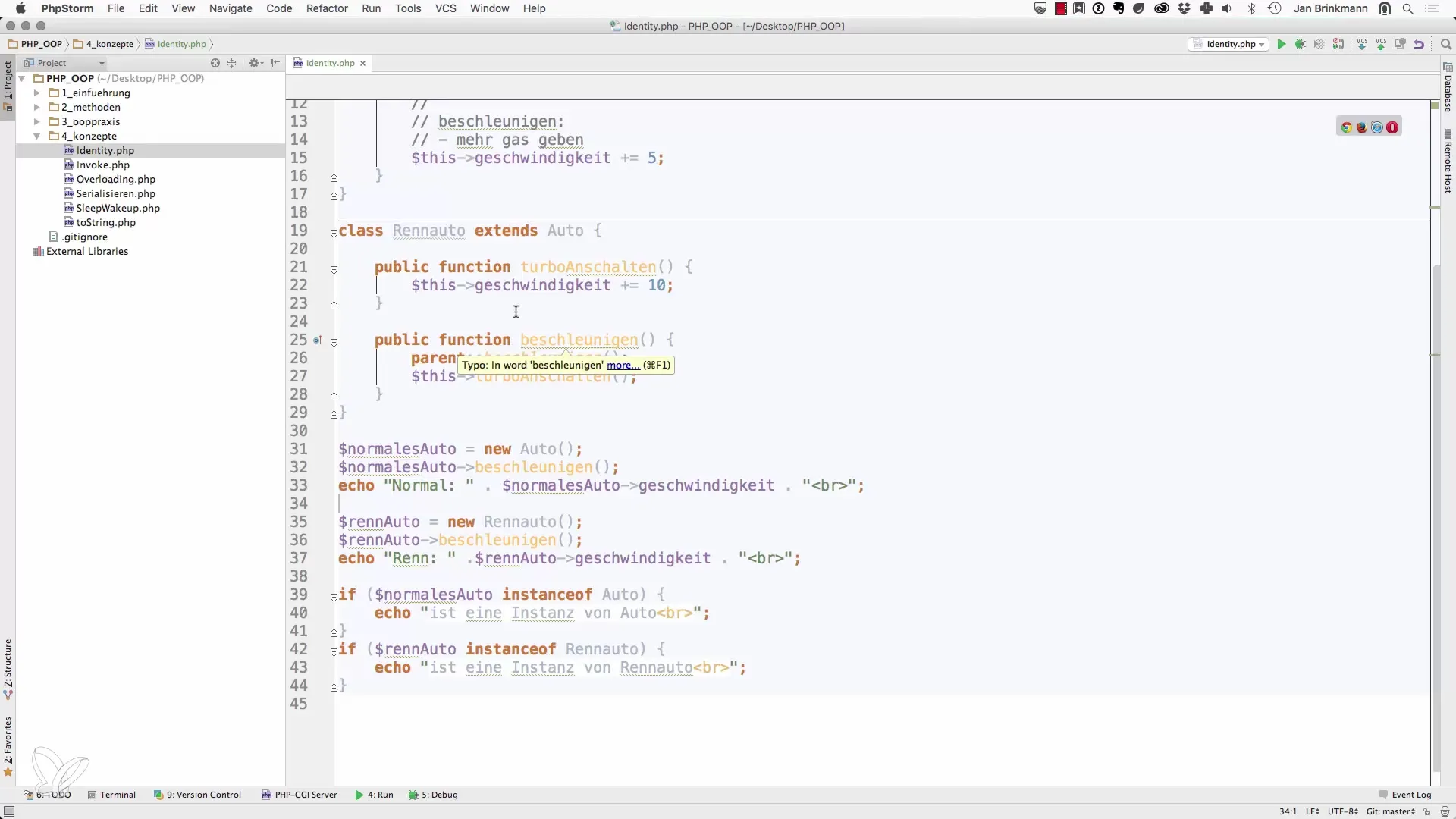 Controle van objectidentiteit in PHP met instanceof Controle van objectidentiteit in PHP met instanceof