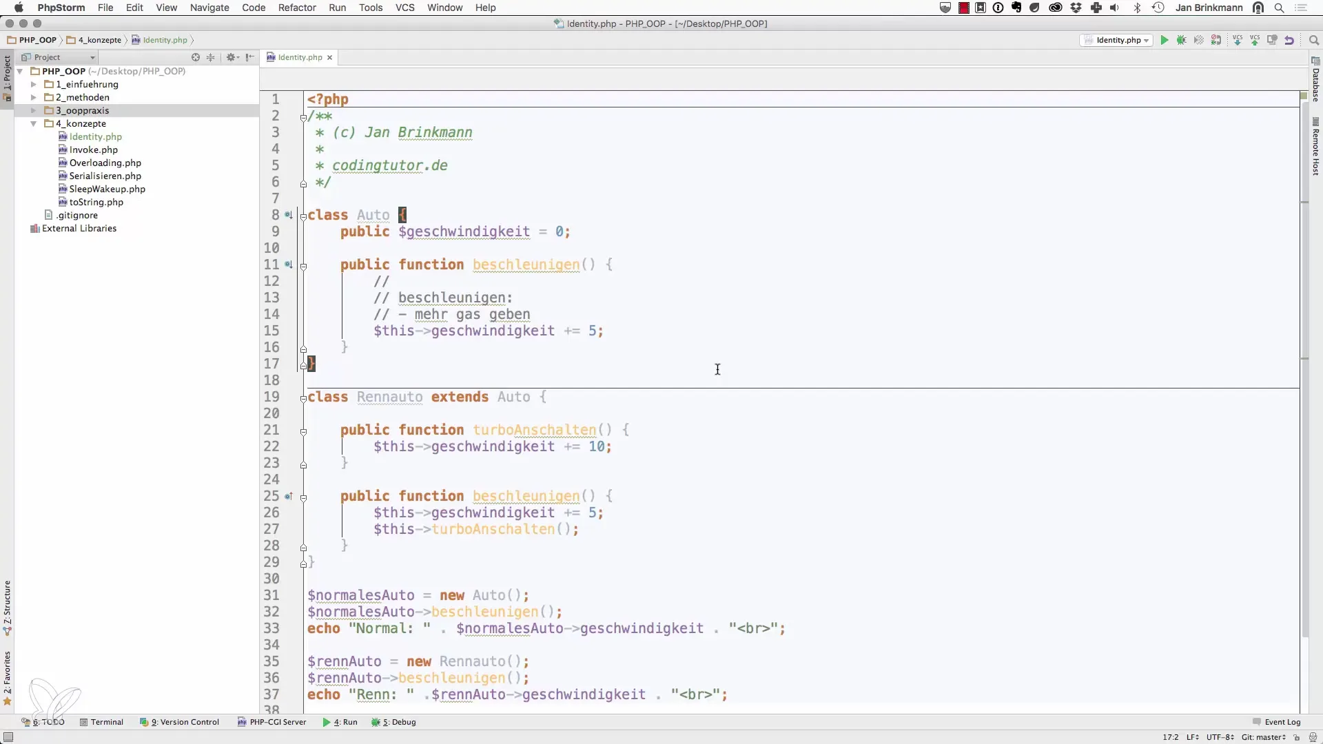 Controle van objectidentiteit in PHP met instanceof Controle van objectidentiteit in PHP met instanceof
