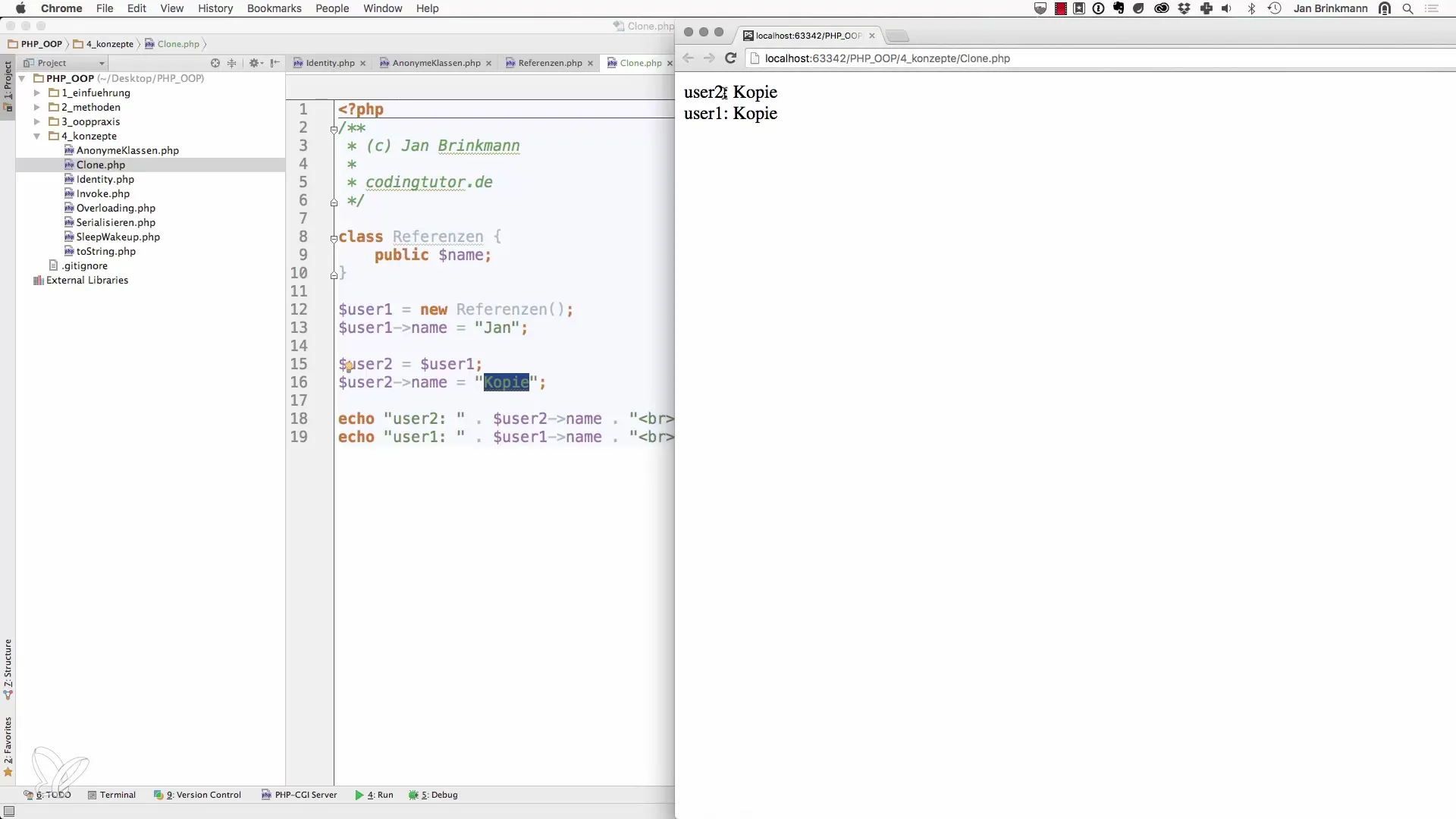 Objecten klonen in PHP door effectief beheer Objecten klonen in PHP door effectief management