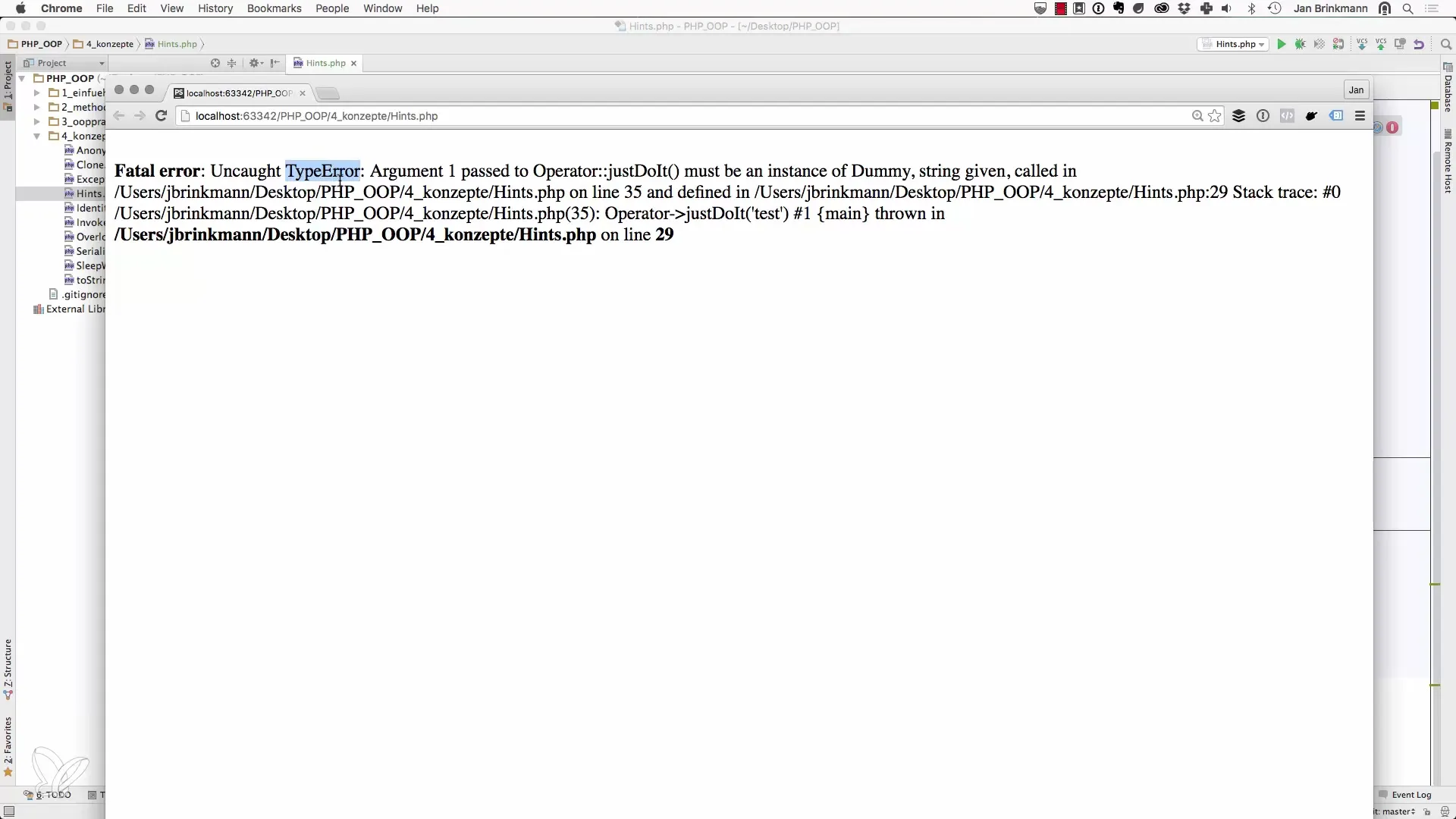 Toepassing van type-hints in PHP 7 Toepassing van Type-Hints in PHP 7
