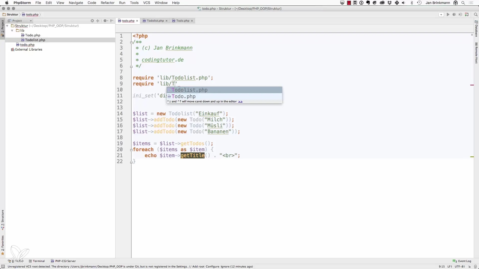 Autoloader in PHP – Gestructureerde webprojecten ontwerpen Autoloader in PHP - Gestructureerde webprojecten ontwerpen