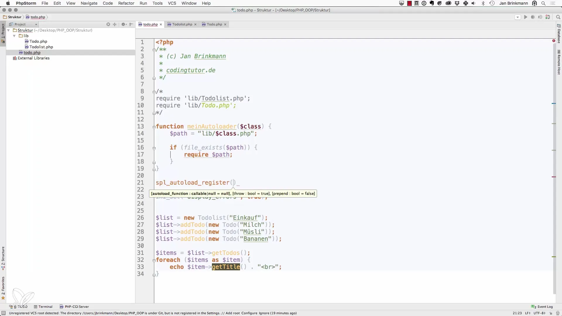 Autoloader in PHP – Gestructureerde webprojecten ontwerpen Autoloader in PHP - Gestructureerde webprojecten ontwerpen