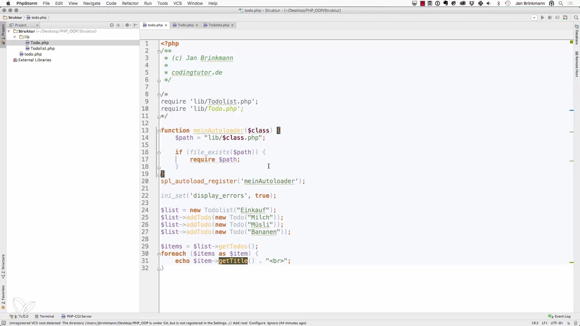 Gestructureerde PHP-programmering met effectieve klassen Georganiseerde PHP-programmering met effectieve klassen