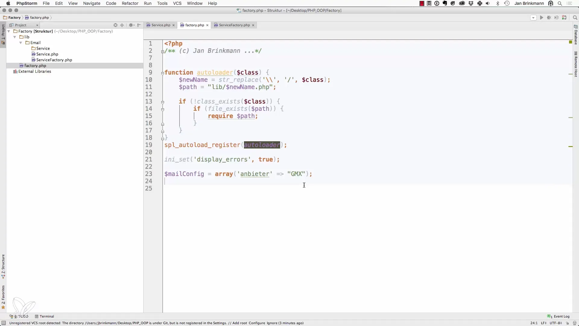 Factory-patroon in PHP: E-maildiensten efficiënt beheren Factory-patroon in PHP: E-maildiensten efficiënt beheren