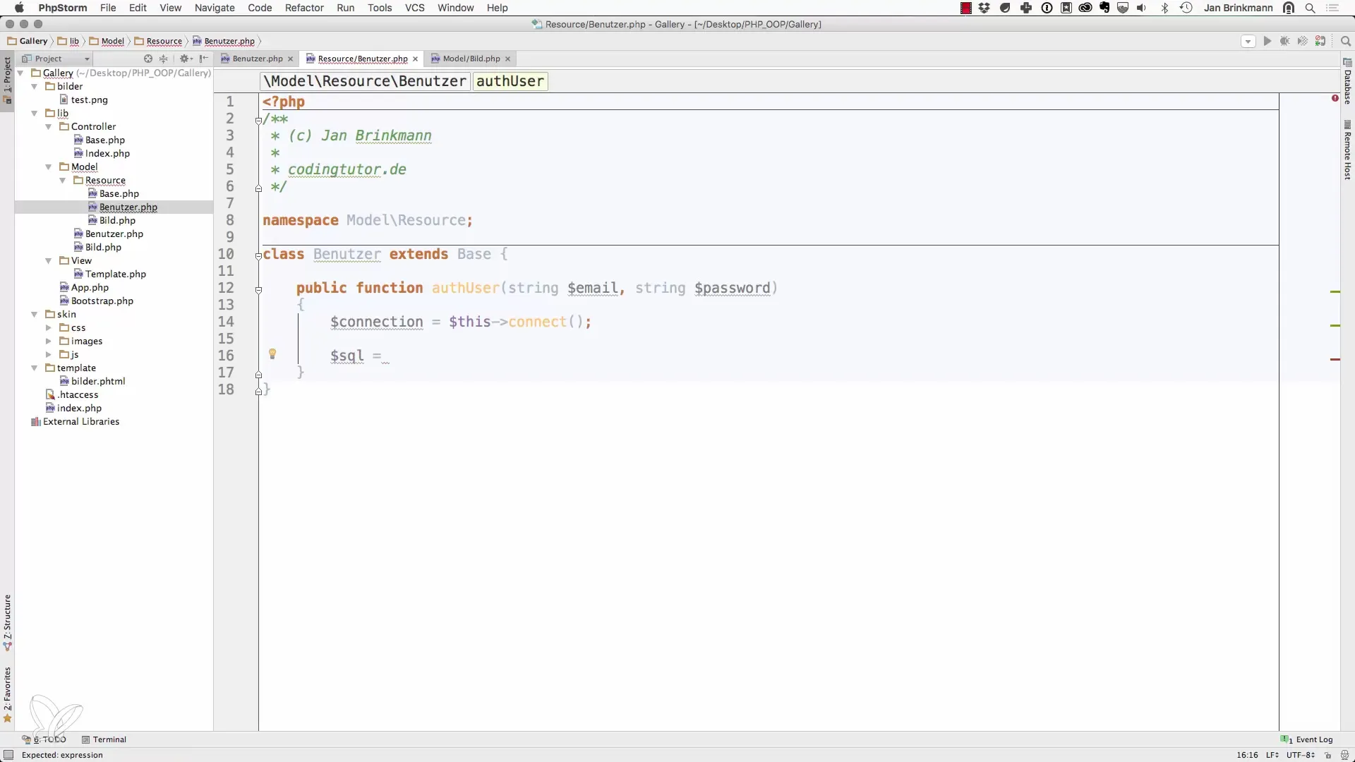 Criar e gerenciar um modelo de usuário com PHP Criar e gerenciar um modelo de usuário com PHP