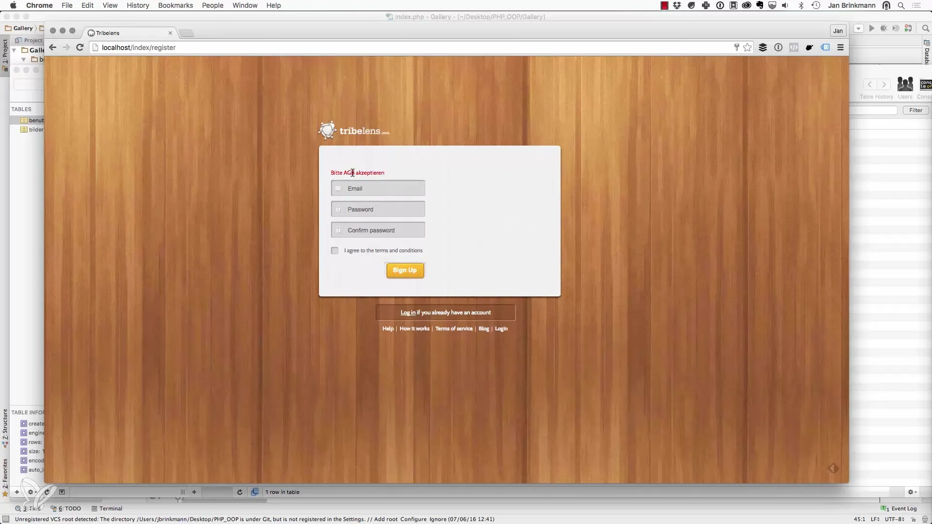 Implementere brukerregistrering i PHP - Trinn for trinn Implementere brukerpålogging i PHP – Trinn-for-trinn