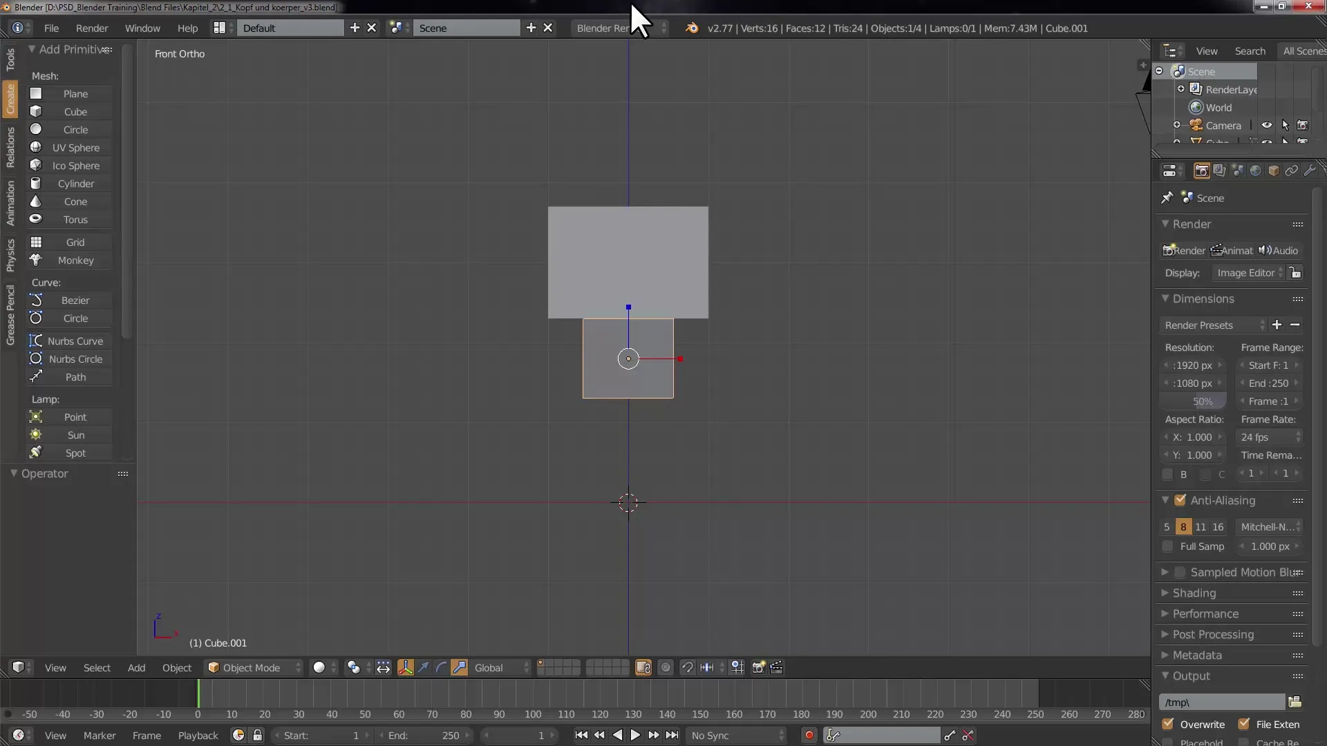 Efficient modeling of arms and legs in Blender Efficient modeling of arms and legs in Blender