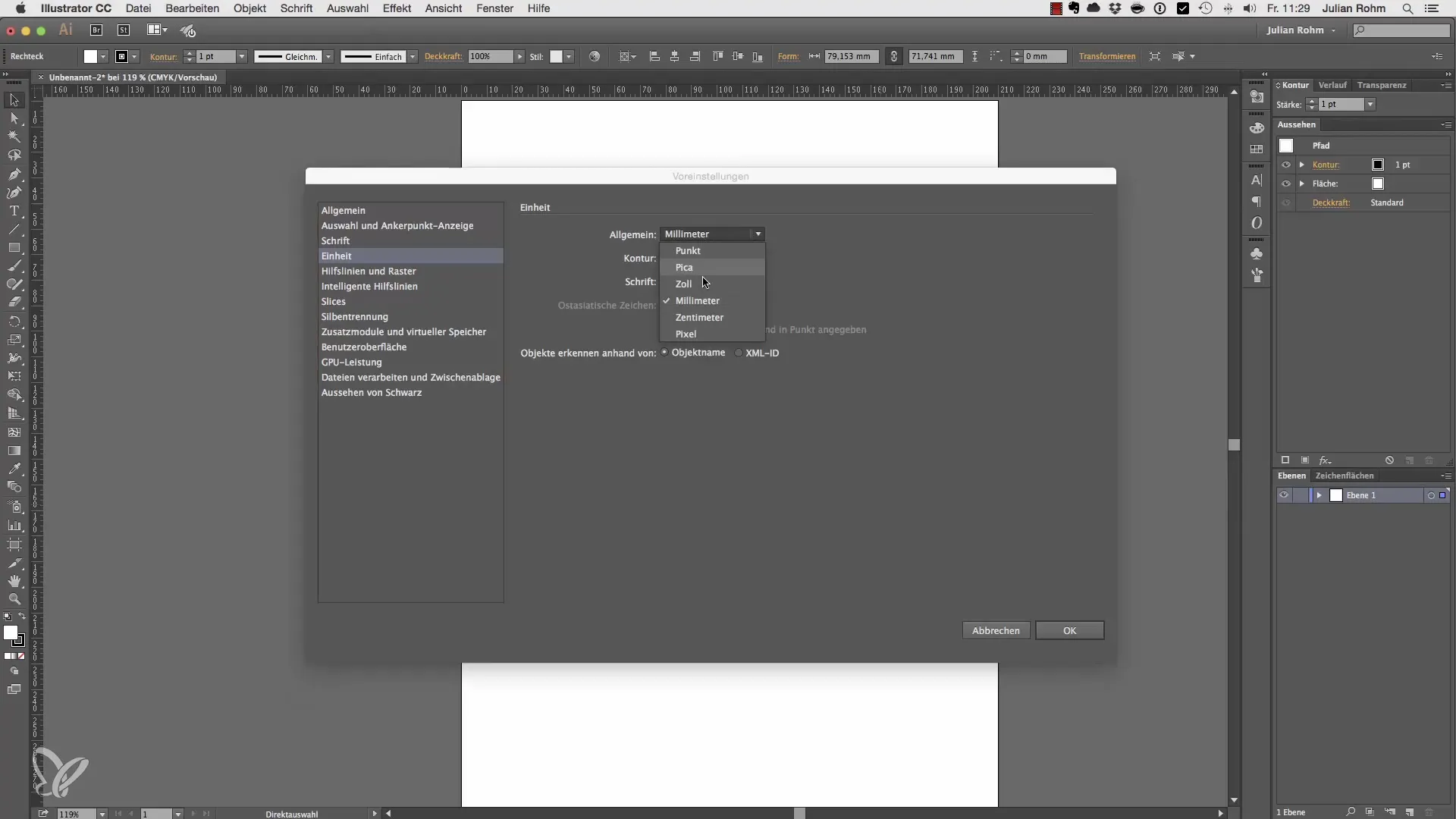 Voreinstellungen in Adobe Illustrator: So passt du sie an Voreinstellungen in Adobe Illustrator: So passt du sie an