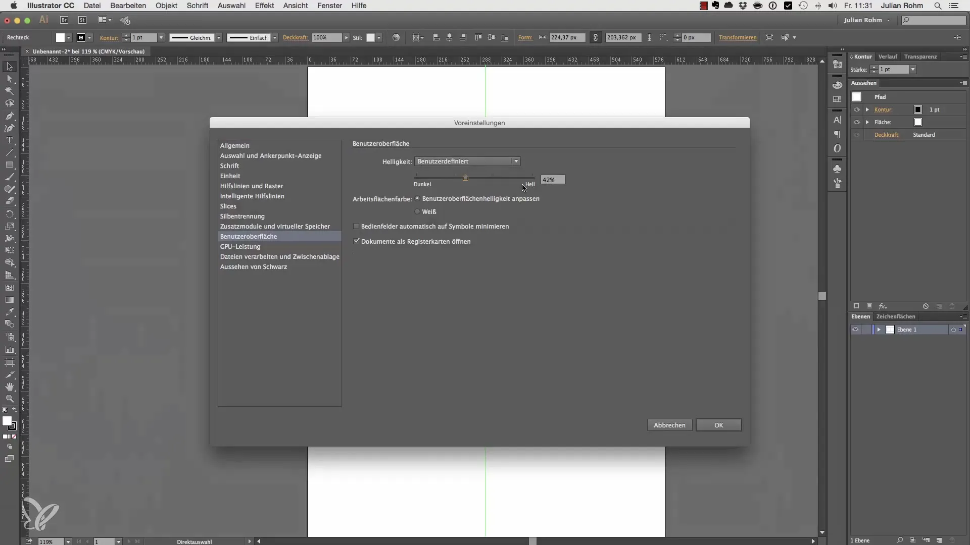 Voreinstellungen in Adobe Illustrator: So passt du sie an Voreinstellungen in Adobe Illustrator: So passt du sie an
