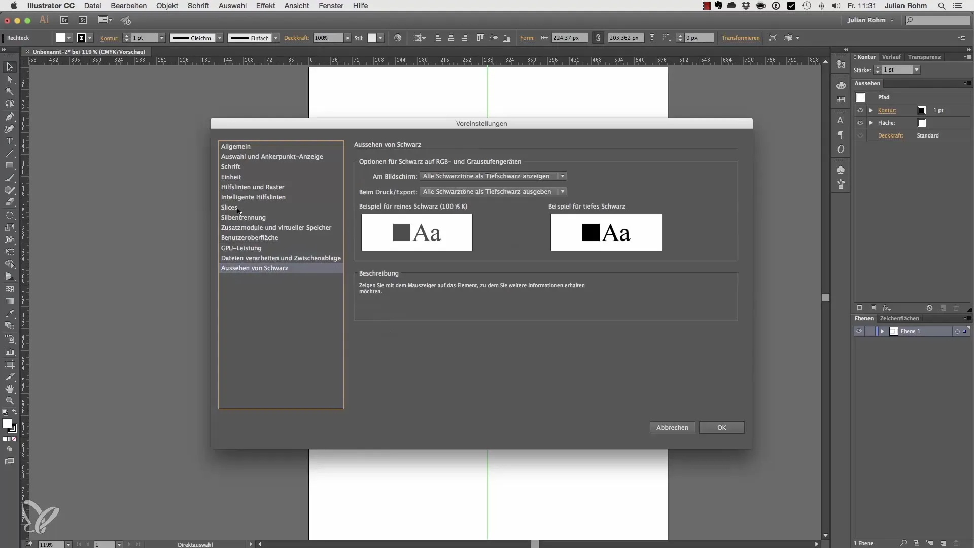 Voreinstellungen in Adobe Illustrator: So passt du sie an Voreinstellungen in Adobe Illustrator: So passt du sie an