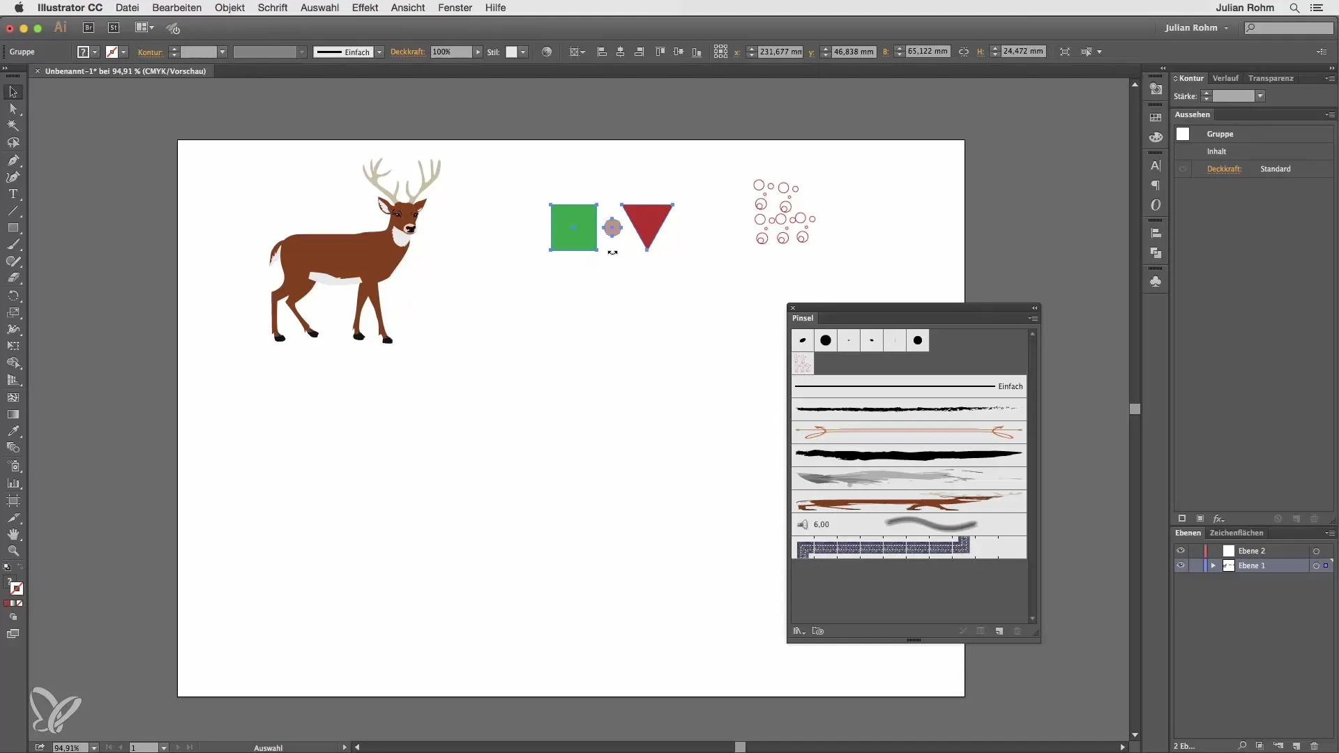 Kreative Lösungen mit dem Pinsel-Werkzeug in Illustrator Kreative Lösungen mit dem Pinsel-Werkzeug in Illustrator